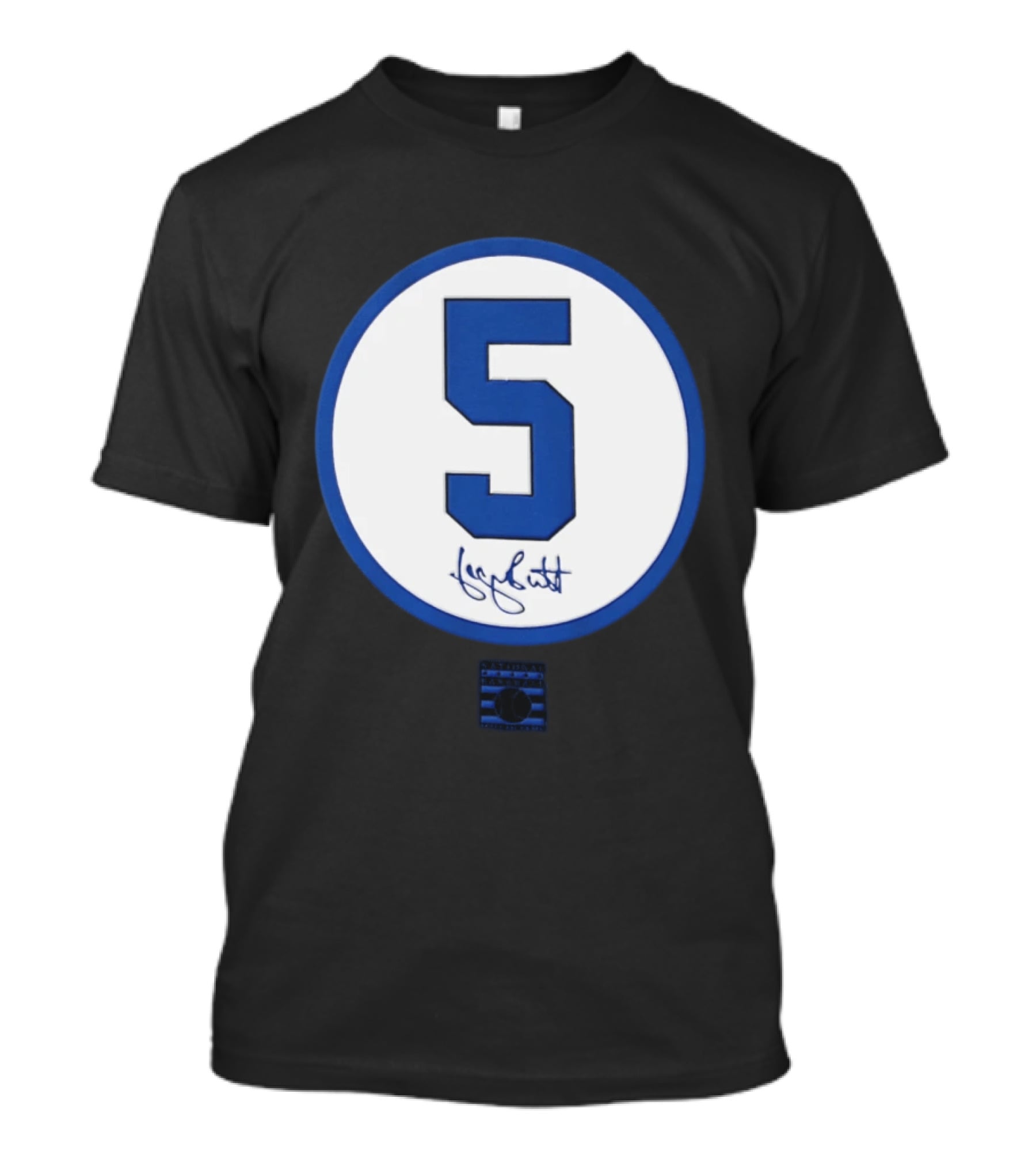 George Brett Number 5 Kansas City Royals MLB Signature Edition T-Shirt