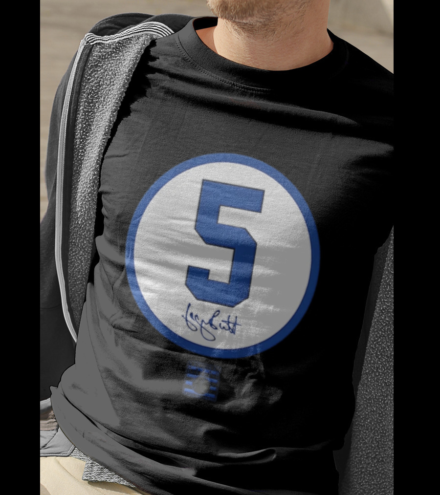 George Brett Number 5 Kansas City Royals MLB Signature Edition T-Shirt