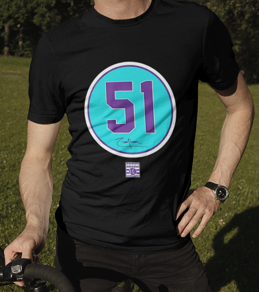 Randy Johnson 51 Arizona Diamondbacks Hall Of Fame National T-Shirt