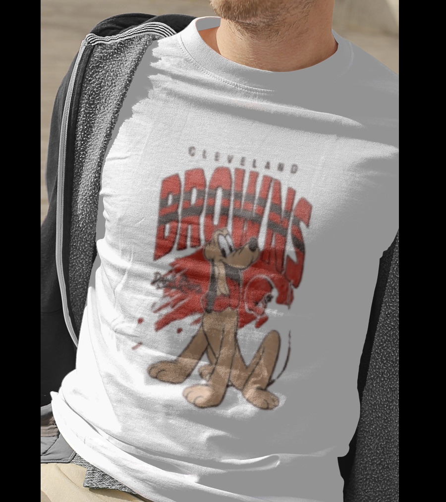 Cleveland Browns Pluto Dawg Pound Football Fan Gear T-Shirt