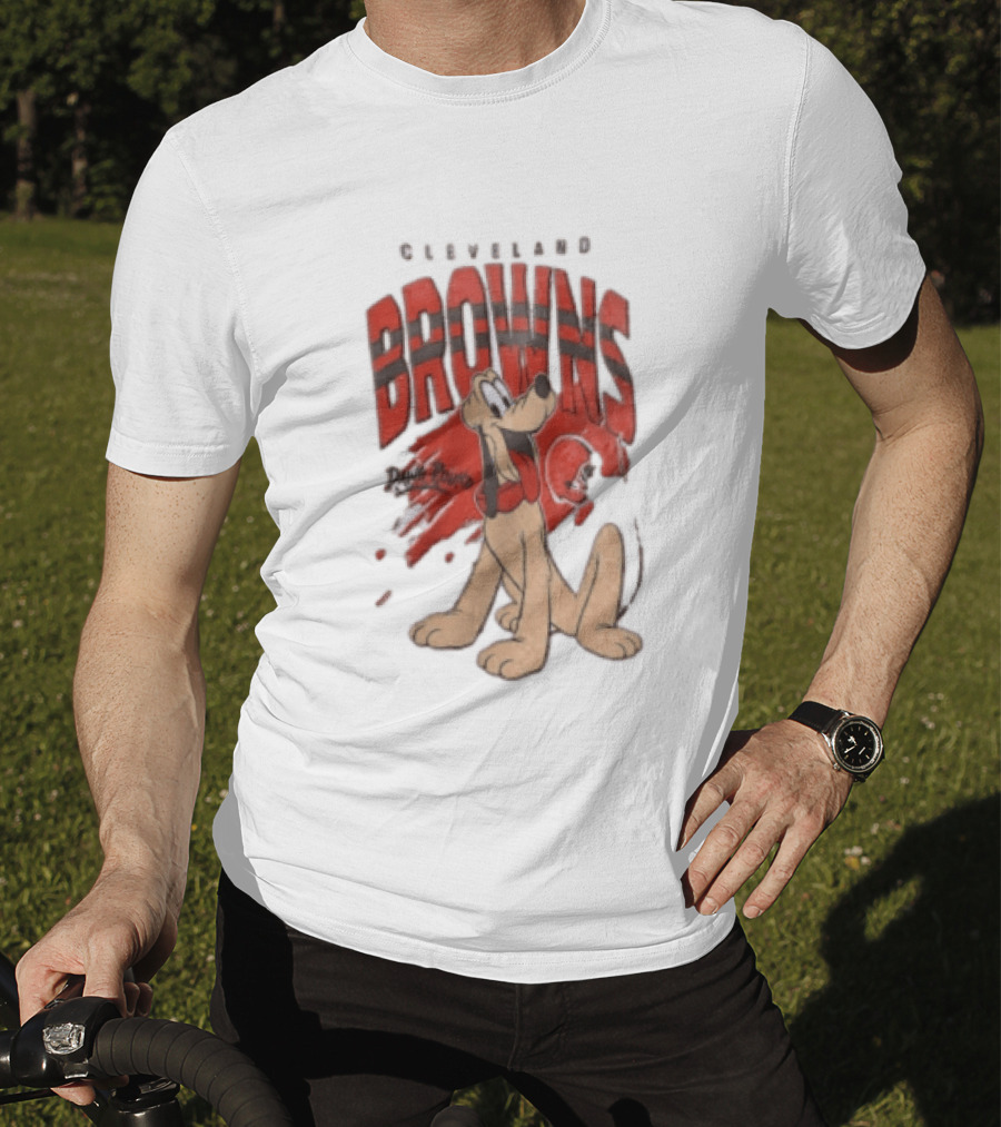Cleveland Browns Pluto Dawg Pound Football Fan Gear T-Shirt