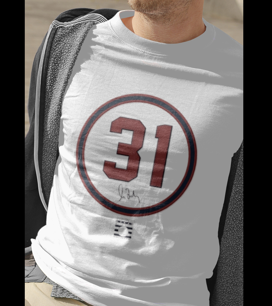 Greg Maddux 31 Atlanta Braves MLB Number Baseball Legend T-Shirt