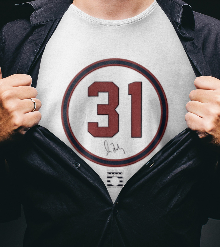 Greg Maddux 31 Atlanta Braves MLB Number Baseball Legend T-Shirt