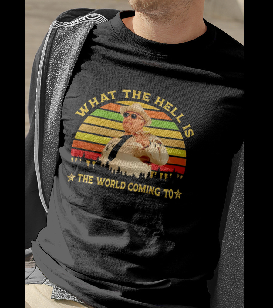 What The Hell Is The World Coming To Sheriff Buford Justice T-Shirt