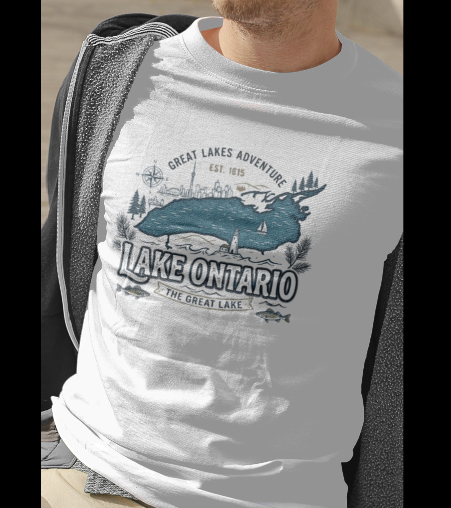 Great Lakes Adventure Lake Ontario The Great Lake Est. 1913 T-Shirt