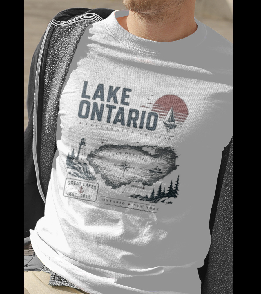 Lake Ontario Exploration Program 2026 Great Lakes Region History Nature Adventure T-Shirt