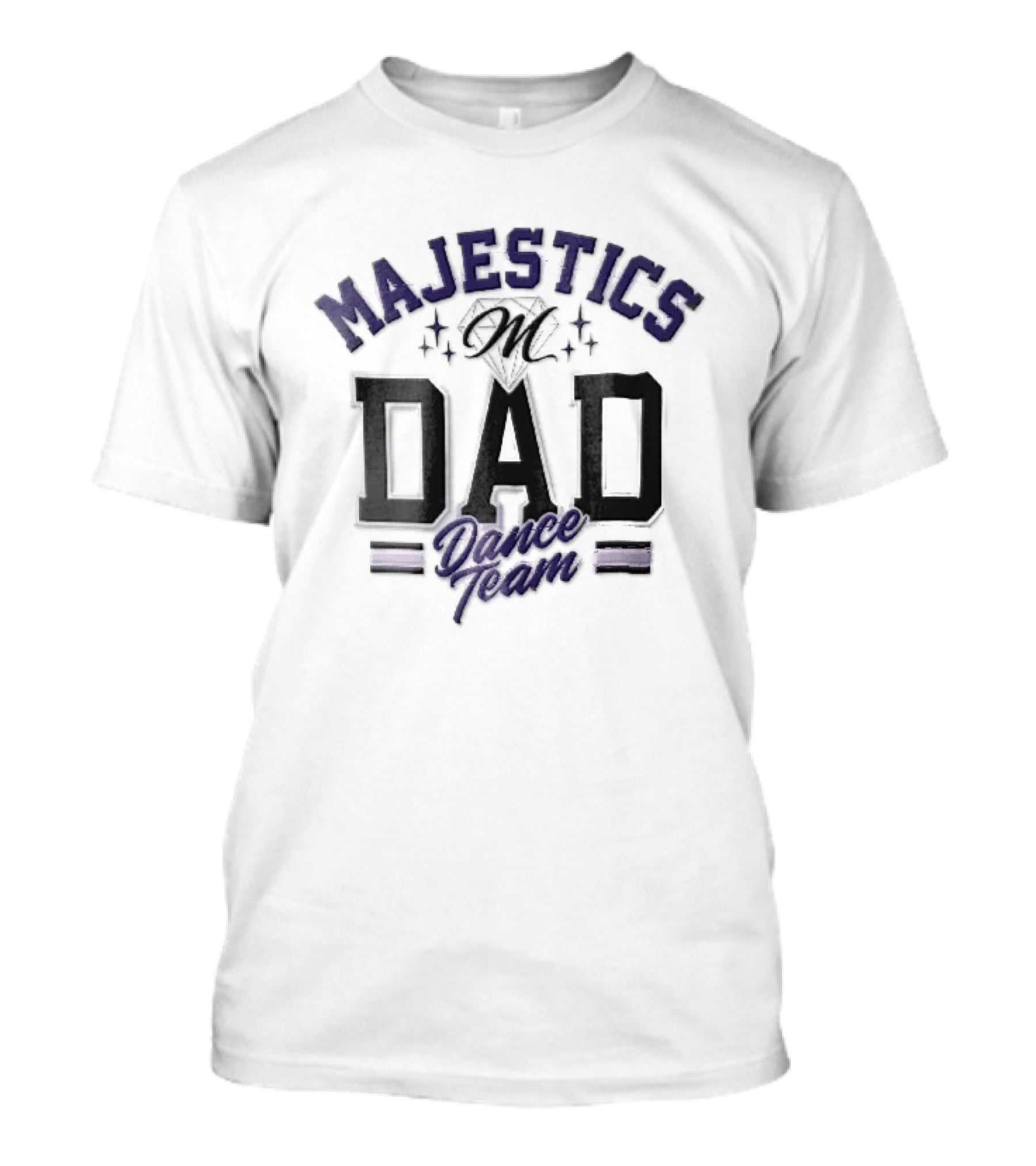 Majestics Dad Dance Team Diamond Sparkles T-Shirt