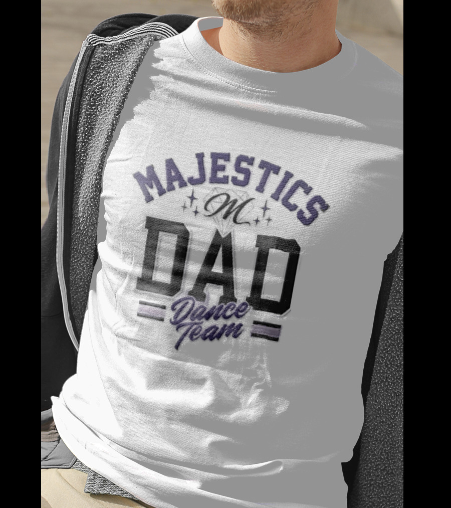 Majestics Dad Dance Team Diamond Sparkles T-Shirt
