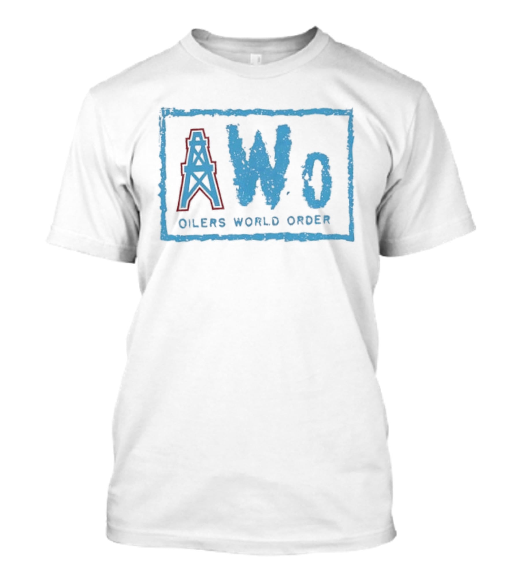 NWo Oilers World Order Houston Oil Derrick T-Shirt