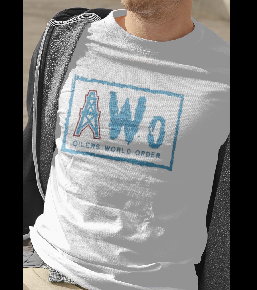 NWo Oilers World Order Houston Oil Derrick T-Shirt