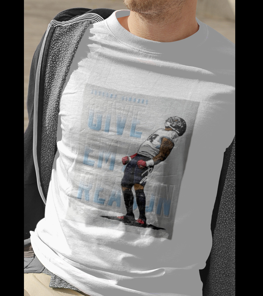 Tennessee Titans Give Em A Reason Jeffery Simmons 98 Flexing T-Shirt