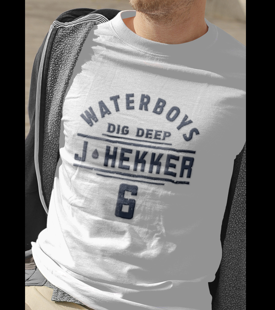 Waterboys Dig Deep J. Hekker Number 6 T-Shirt