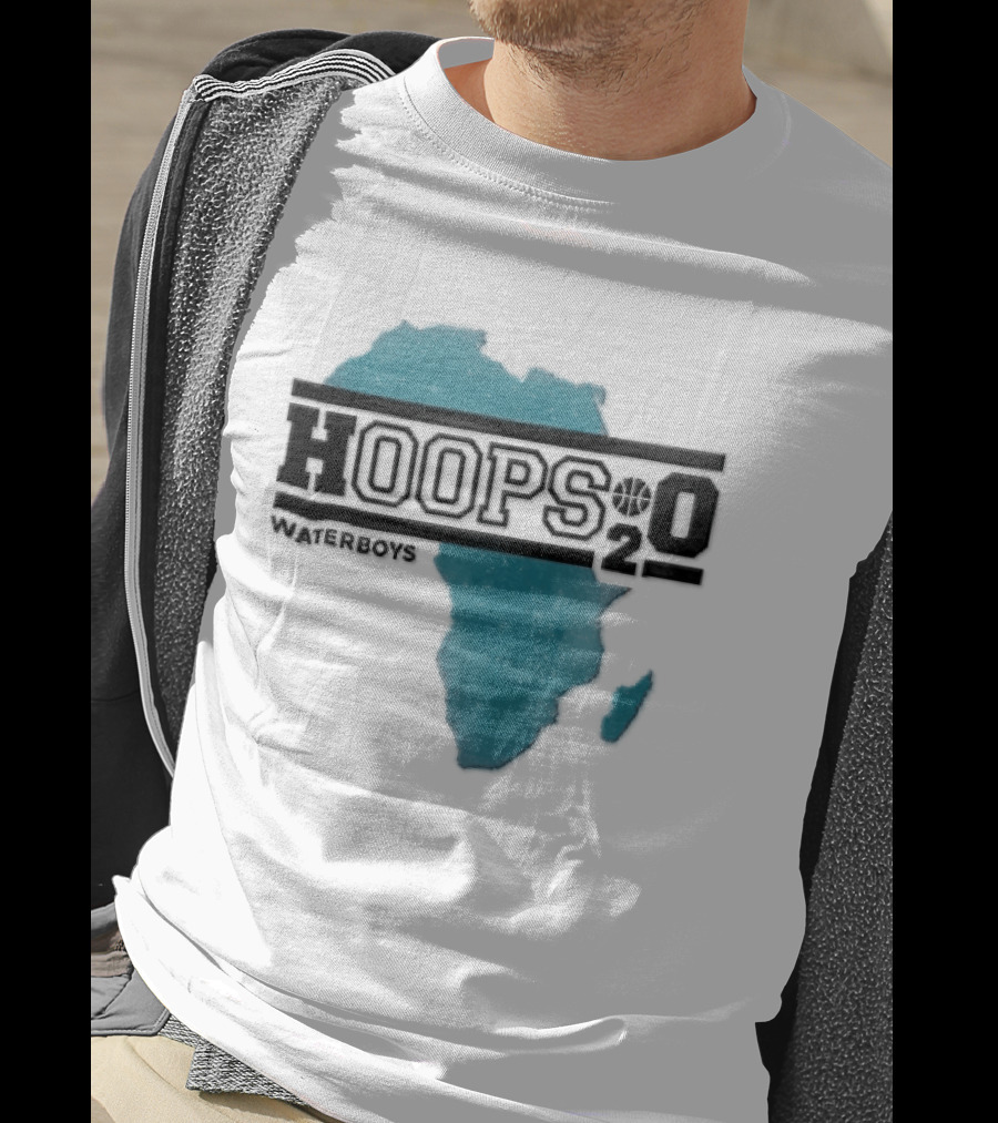 Waterboys Hoops H2o Distressed Africa Continent Map T-Shirt