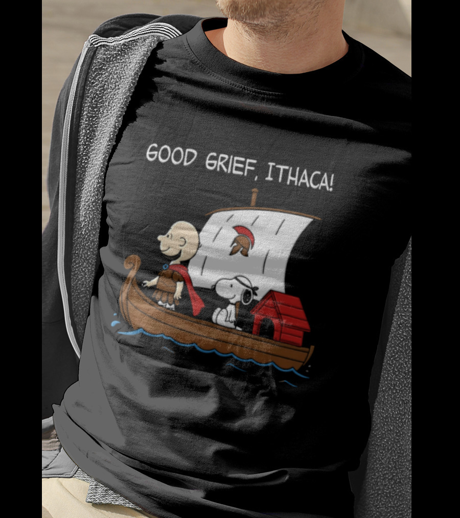 Good Grief Ithaca Charlie Brown Snoopy Peanuts T-Shirt