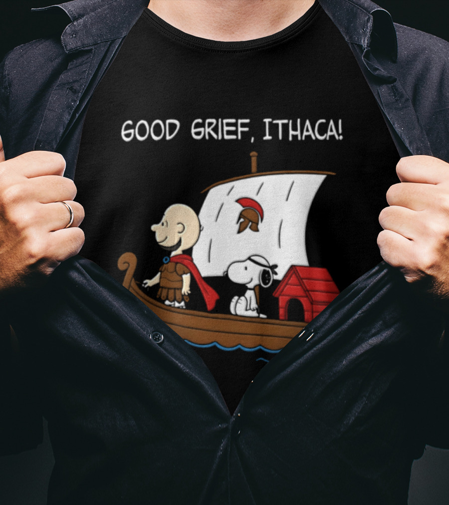 Good Grief Ithaca Charlie Brown Snoopy Peanuts T-Shirt