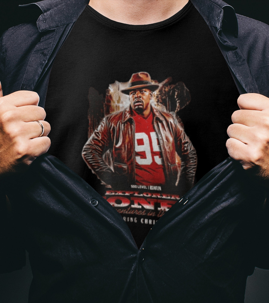 Explorer Jones Adventures In The City Starring Chris Jones 95 NFLPA 500 Level T-Shirt
