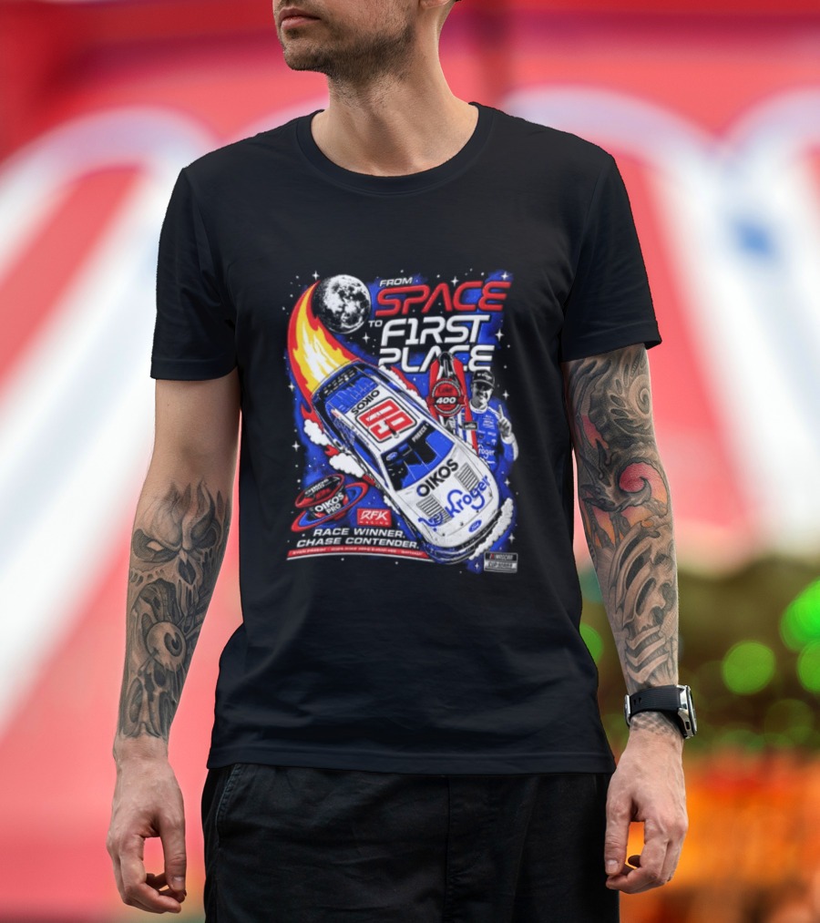 Ryan Preece Space To First Kroger RFK Racing 09 T-Shirt