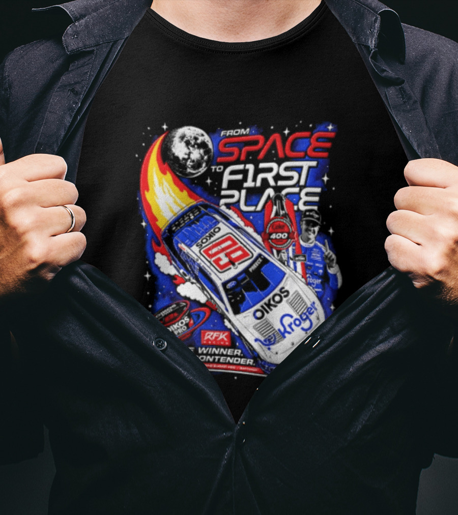 Ryan Preece Space To First Kroger RFK Racing 09 T-Shirt