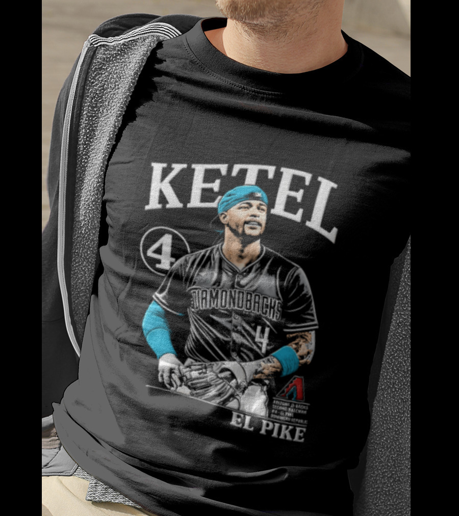 Ketel Marte 4 El Pike Dominican Arizona Diamondbacks MLB T-Shirt