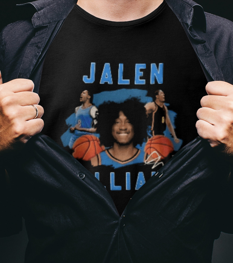 Jalen Williams Basketball Player Collage Bootleg T-Shirt