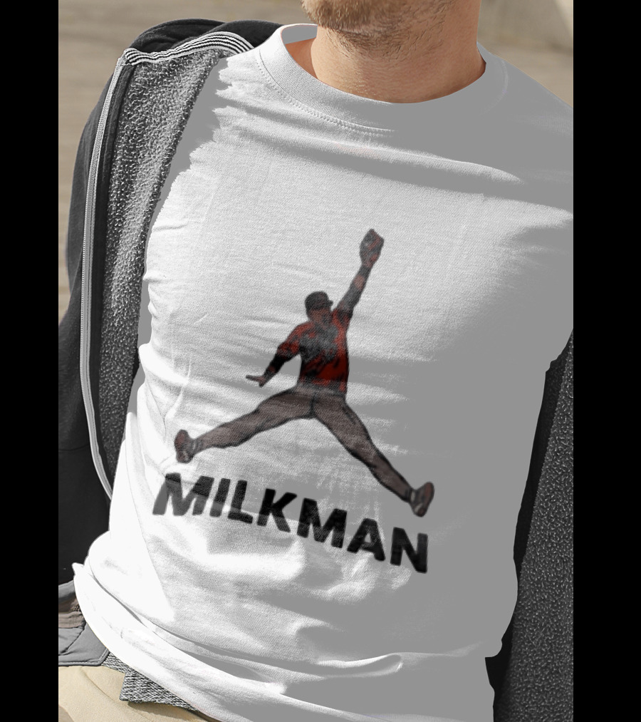 Atlanta Braves MLB Milkman Michael Harris II Jumpman Pose Catching 23 T-Shirt