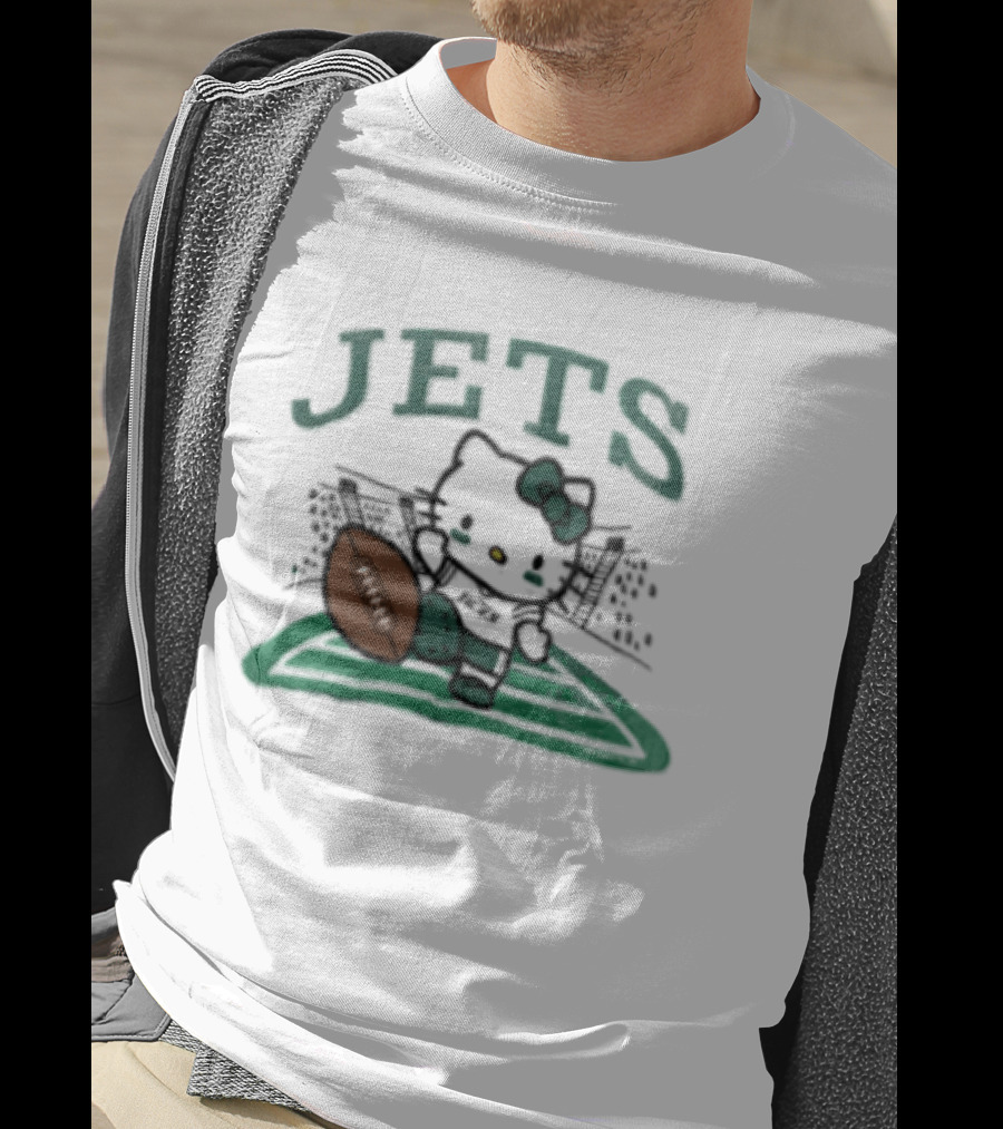 Hello Kitty Jets Football T-Shirt