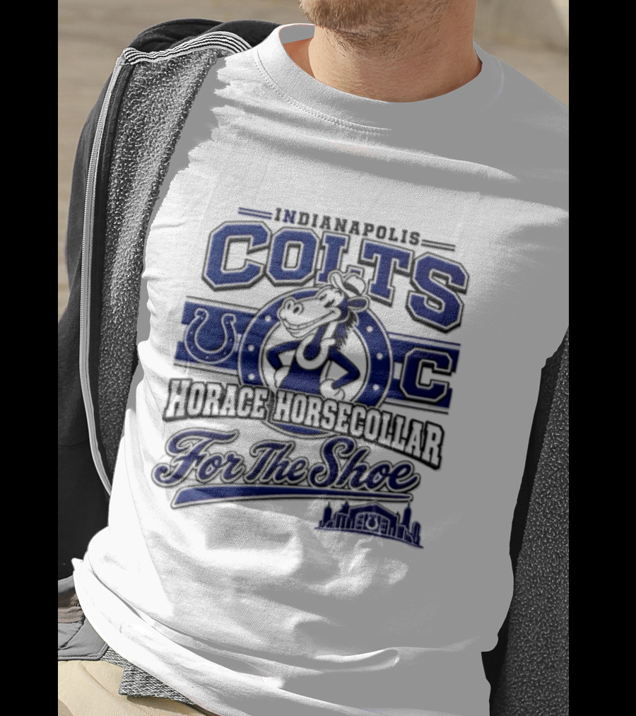 Indianapolis Colts Horace Horsecollar Mascot For The Shoe T-Shirt