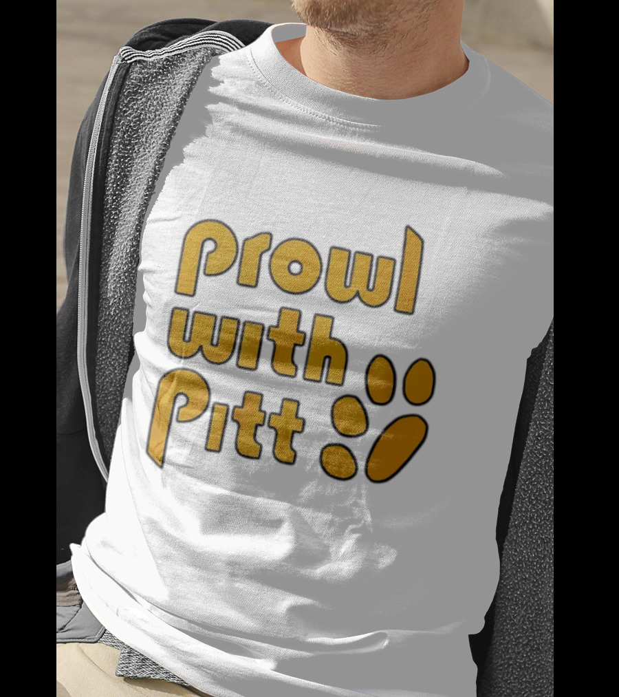 Prowl With Pitt Paw Print Pittsburgh Spirit T-Shirt
