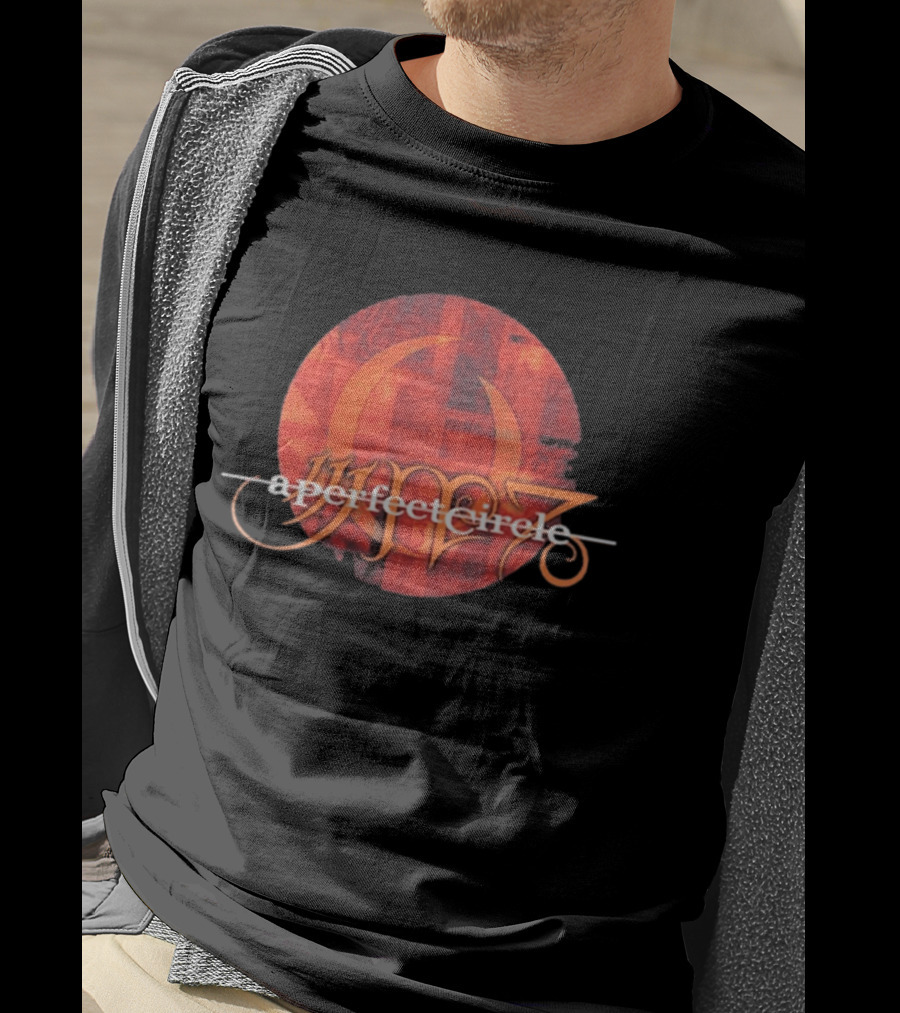 A Perfect Circle Band Logo Red T-Shirt