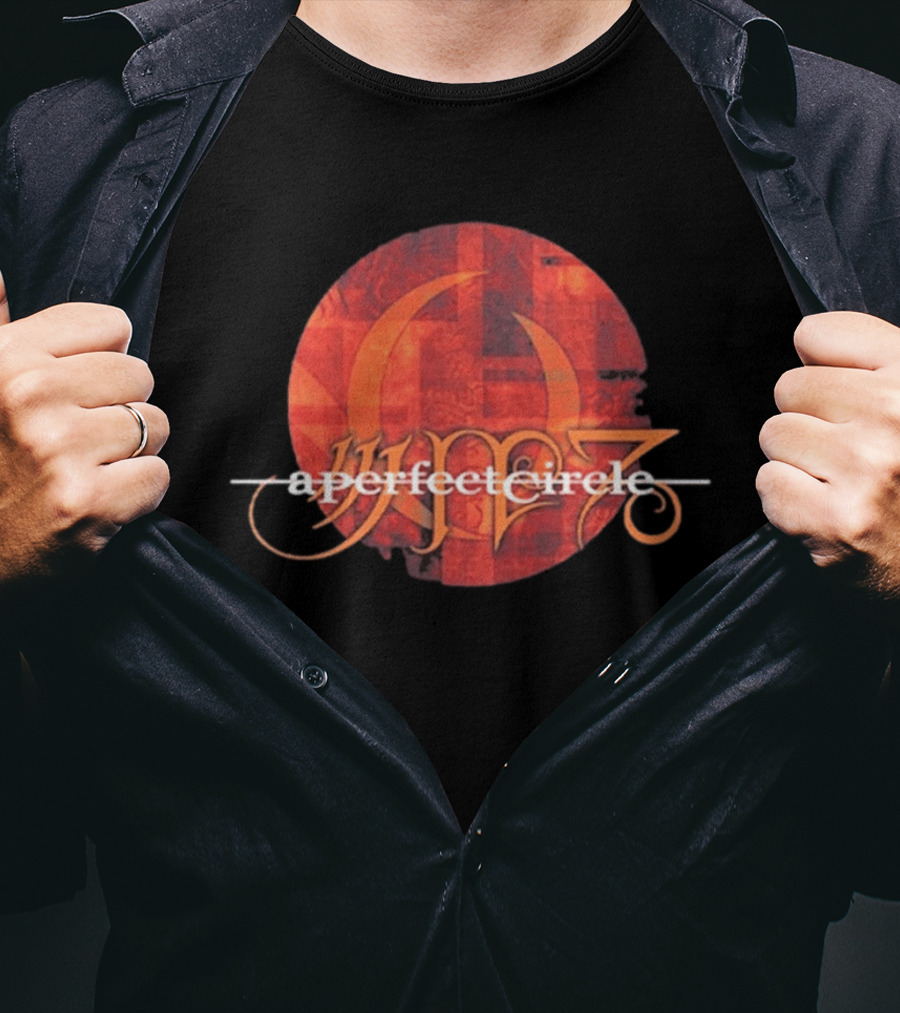 A Perfect Circle Band Logo Red T-Shirt