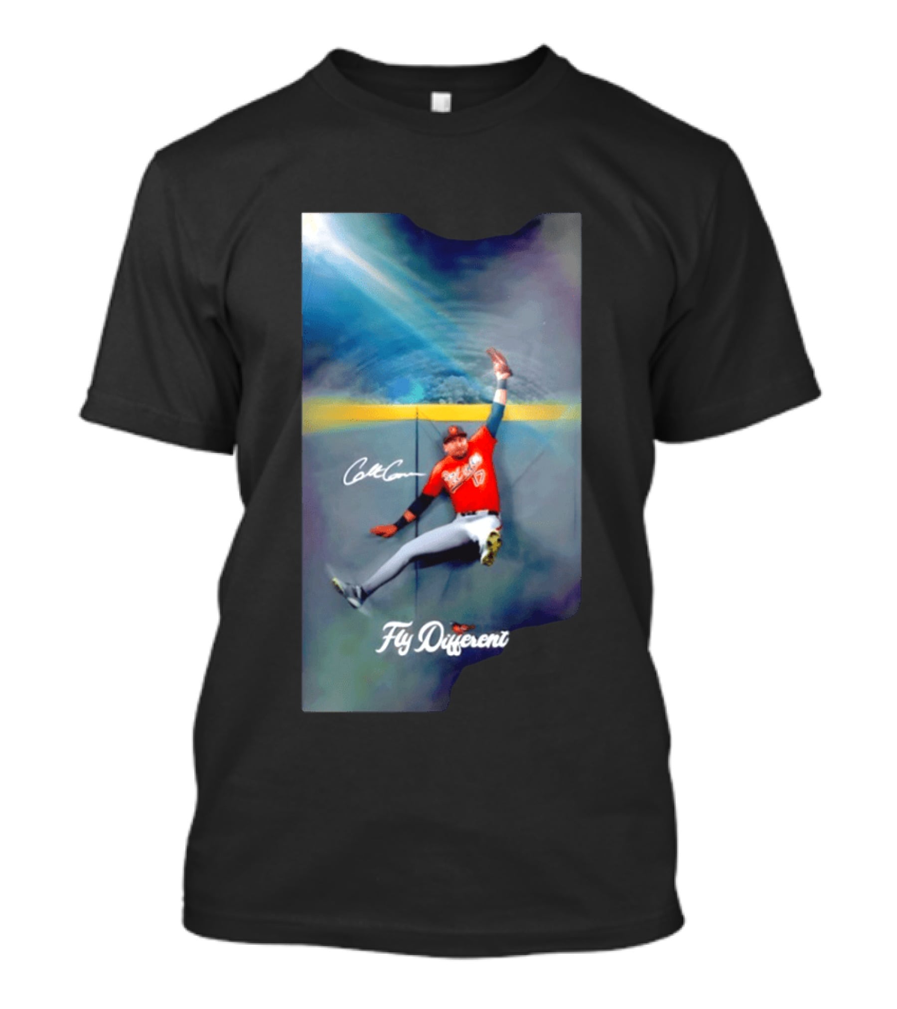 Colton Cowser Fly Different Baltimore Baseball Air Cowser T-Shirt