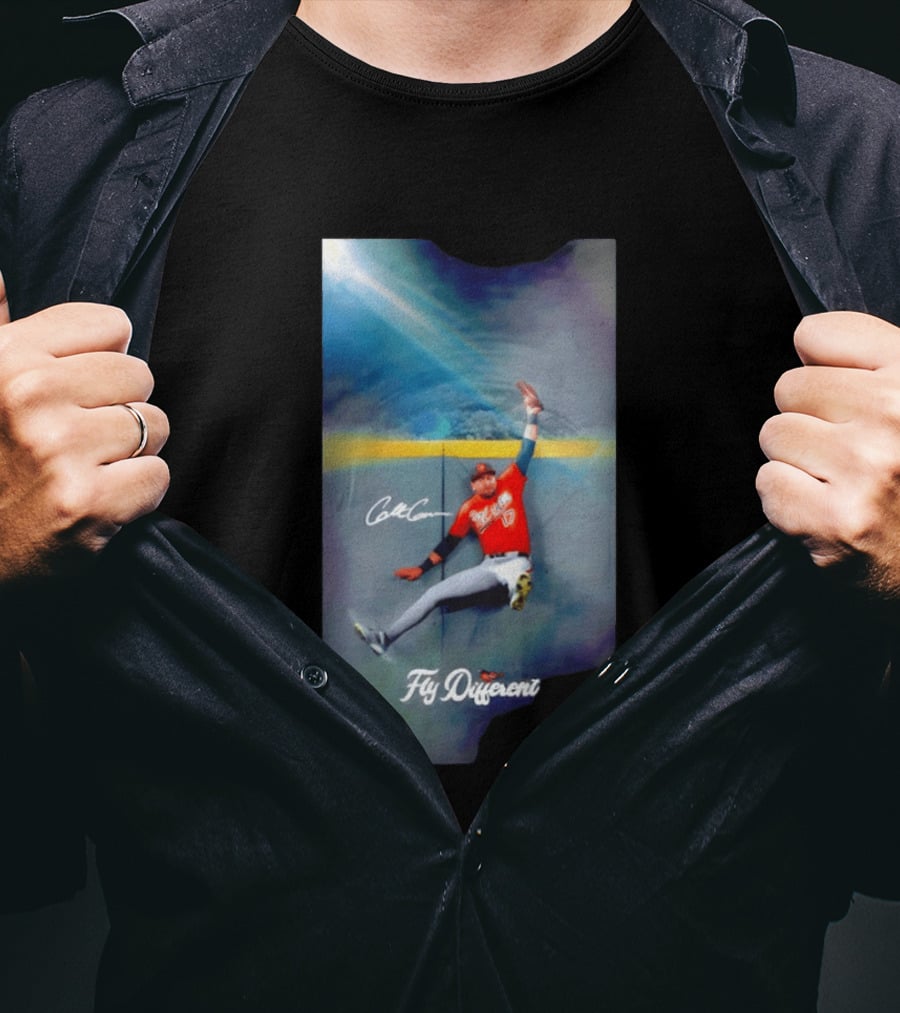 Colton Cowser Fly Different Baltimore Baseball Air Cowser T-Shirt