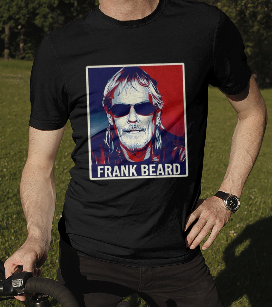 Frank Beard Vintage Rocker Sunglasses T-Shirt