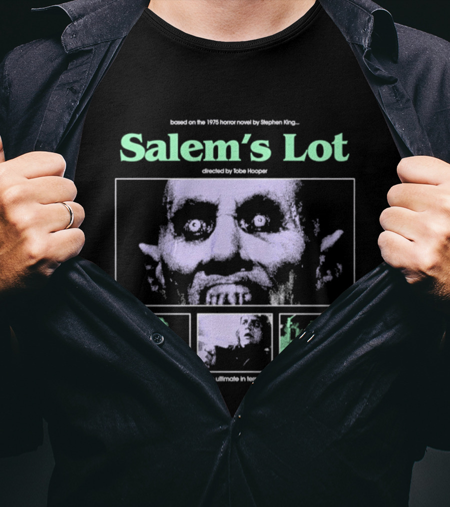 Based On The 1975 Horror Novel By Stephen King Salem's Lot Directed By Tobe Hooper The Ultimate In Terror T-Shirt