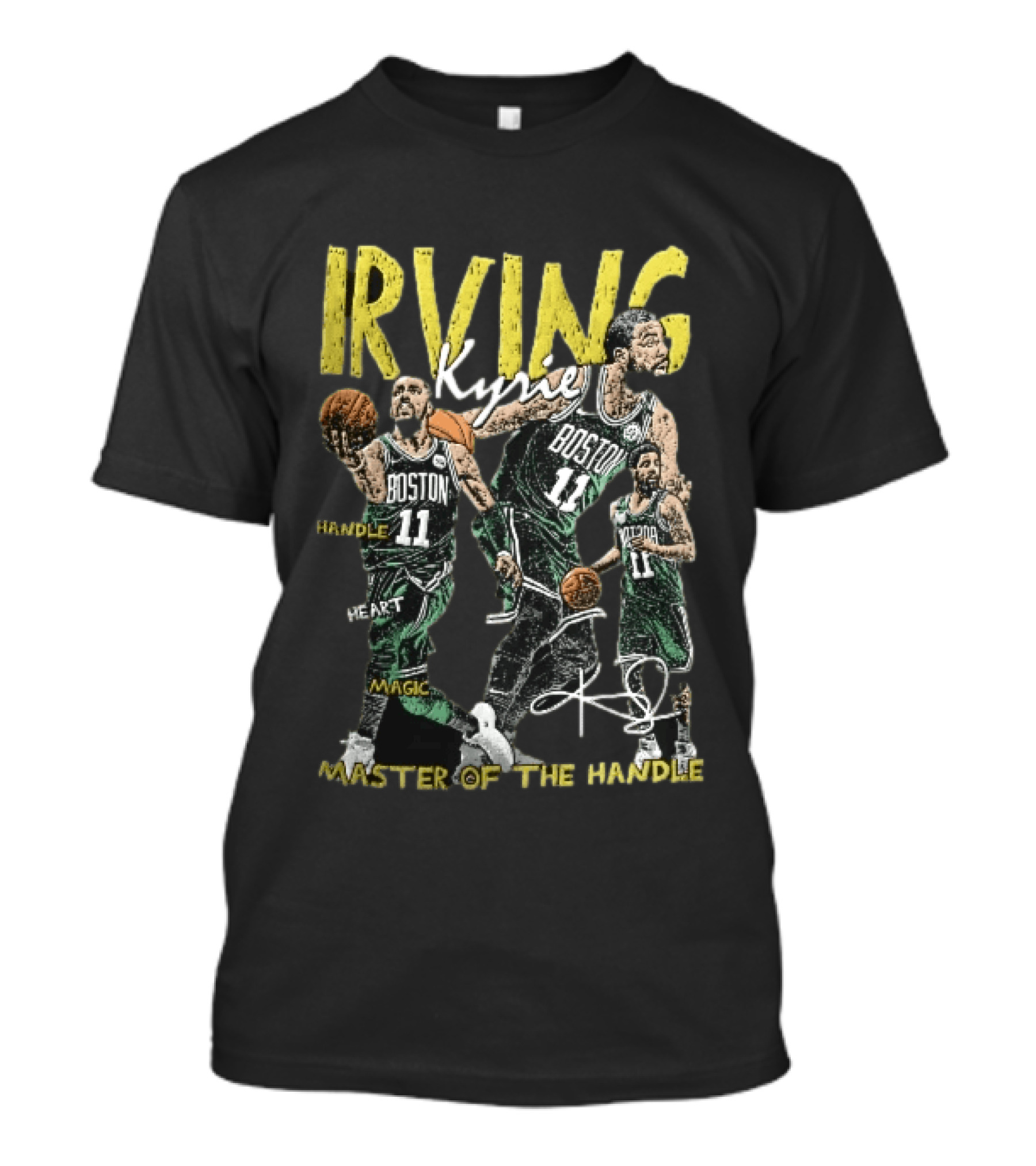 IRVING Kyrie Boston Celtics Handle Heart Magic Master Of The Handle T-Shirt