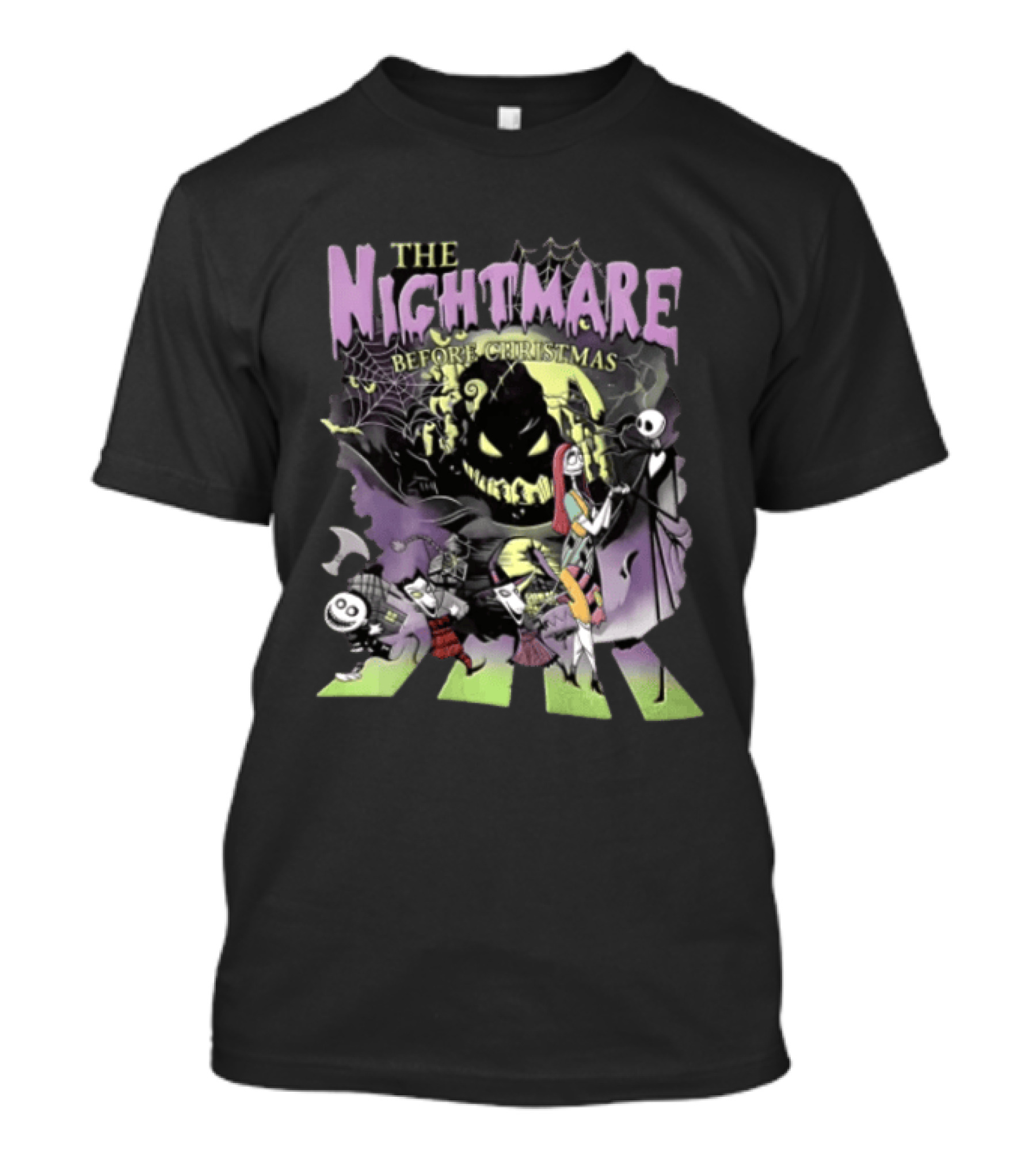 The Nightmare Before Christmas Abbey Road Halloween T-Shirt