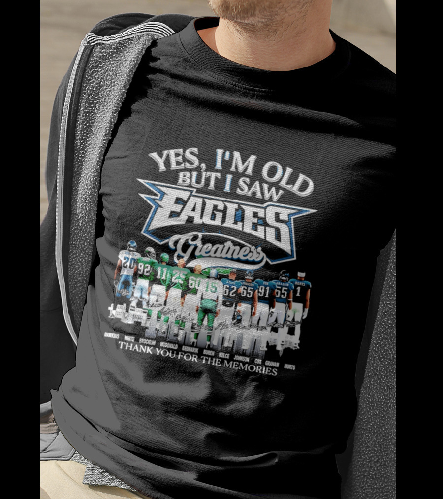 Philadelphia Eagles Greatness Thank You For The Memories T-Shirt