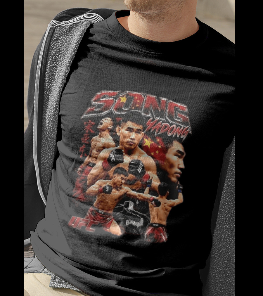 UFC Song Yadong Chinese Martial Arts Fighter Action T-Shirt