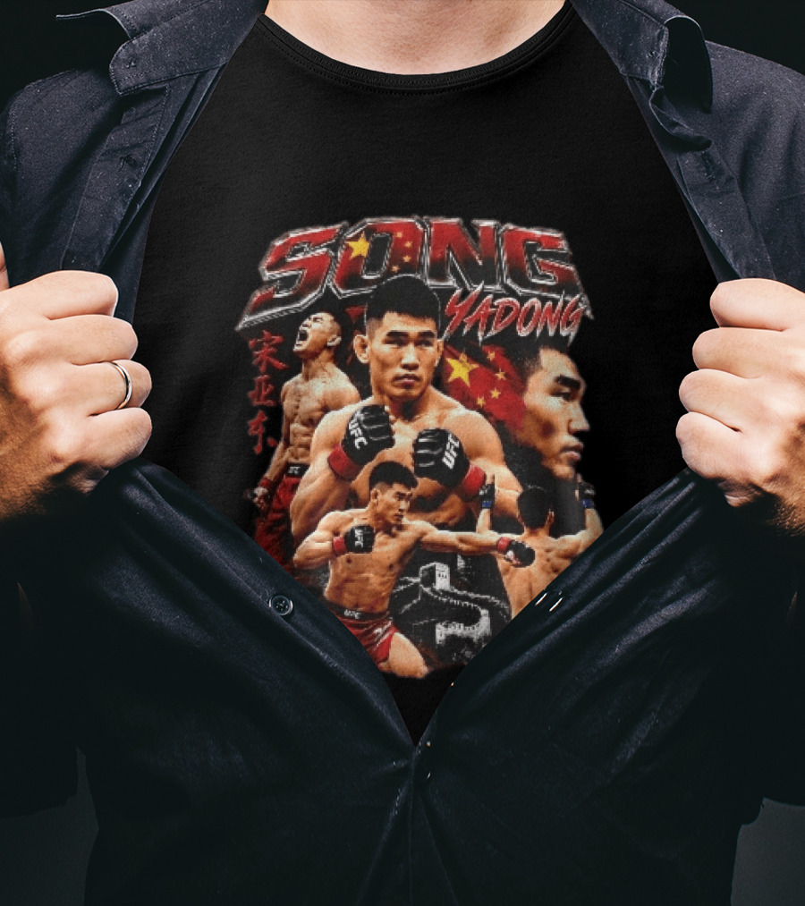 UFC Song Yadong Chinese Martial Arts Fighter Action T-Shirt