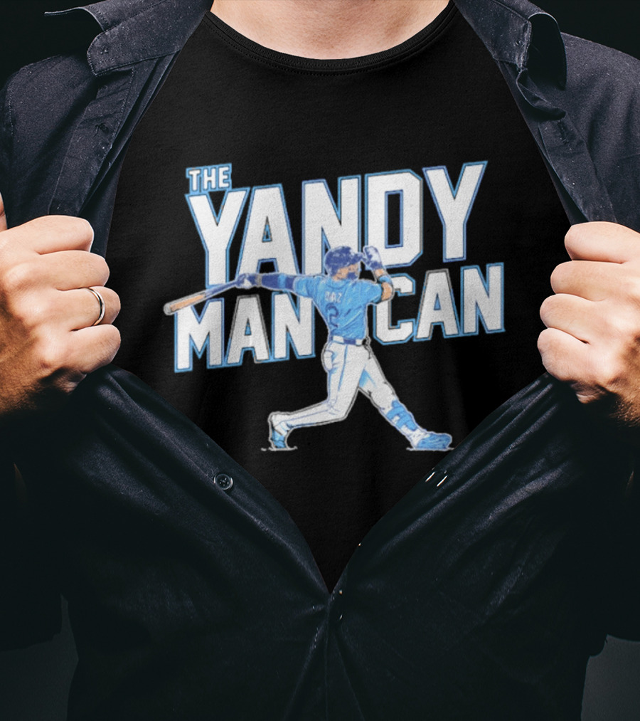 The Yandy Man Can Yandy Diaz Tampa Bays Baseball T-Shirt