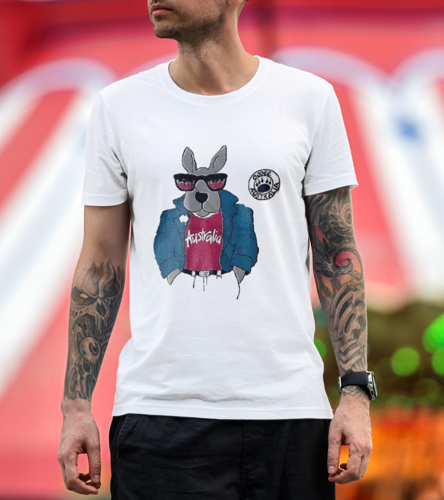 Australia Kangaroo Cool Coogee T-Shirt