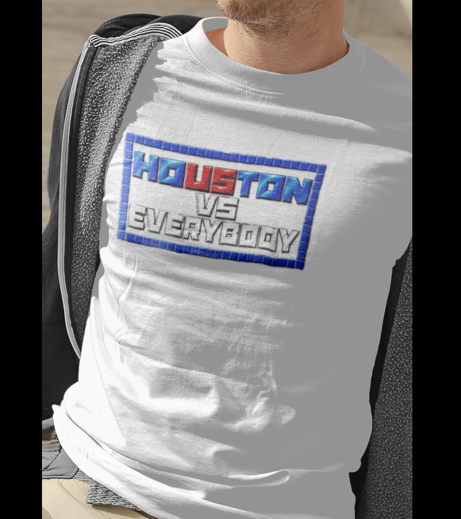 Houston VS Everybody Pixel Border T-Shirt