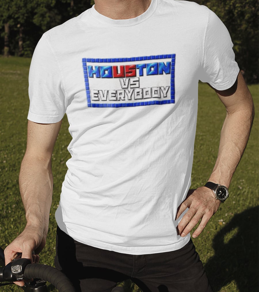 Houston VS Everybody Pixel Border T-Shirt