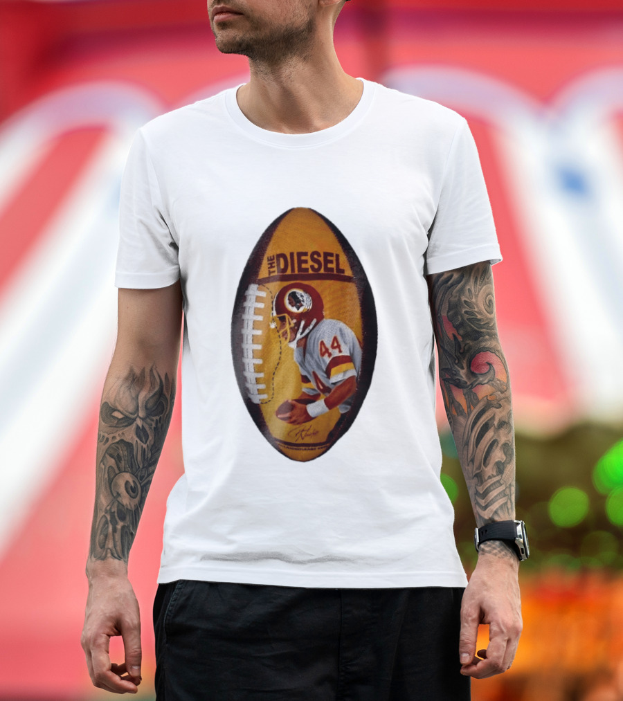 The Diesel Washington Redskins Football Vintage Memorabilia Image T-Shirt