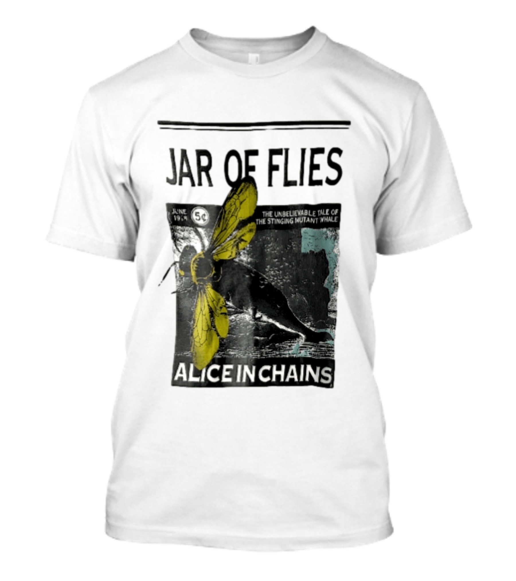 Jar Of Flies Alice In Chains Stinging Mutant Whale Tale June 1994 T-Shirt