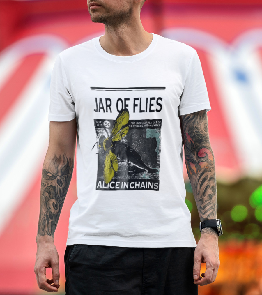 Jar Of Flies Alice In Chains Stinging Mutant Whale Tale June 1994 T-Shirt
