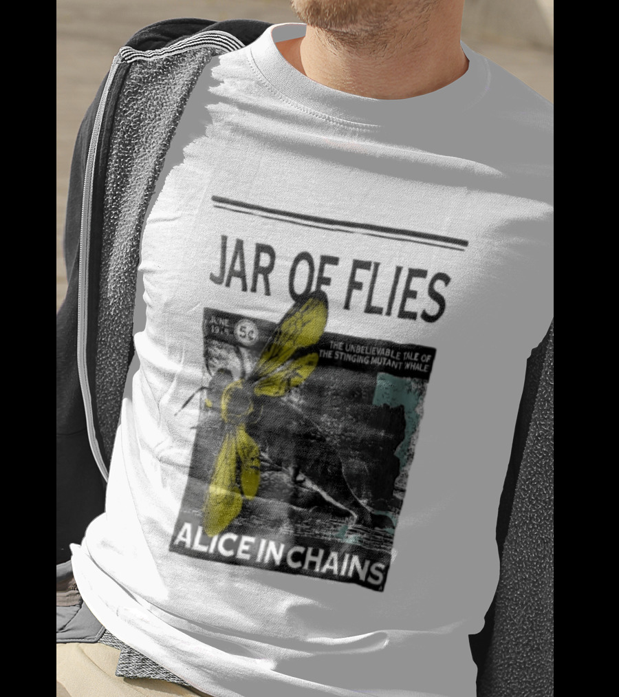 Jar Of Flies Alice In Chains Stinging Mutant Whale Tale June 1994 T-Shirt