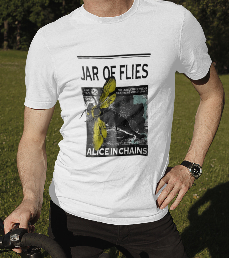 Jar Of Flies Alice In Chains Stinging Mutant Whale Tale June 1994 T-Shirt