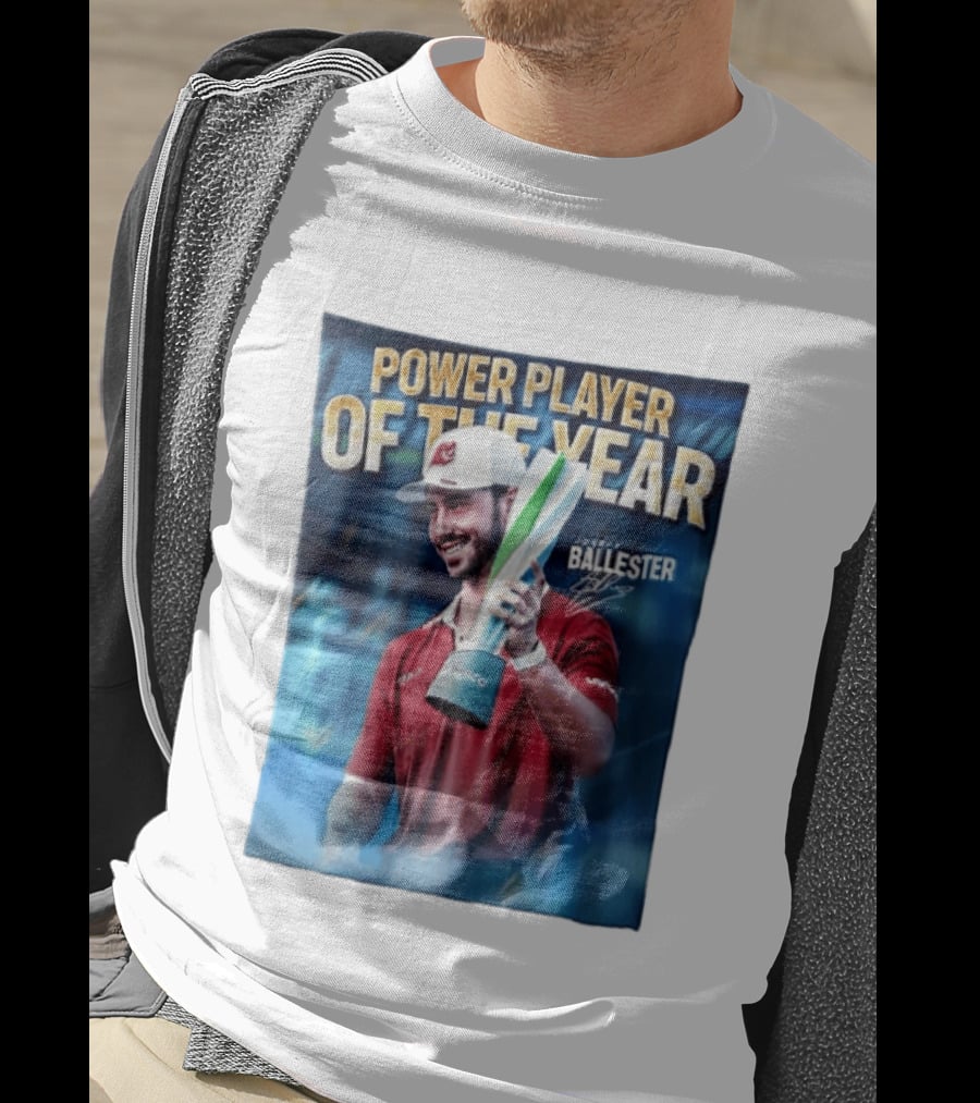 Power Player Of The Year Josele Ballester Champions Trophy Sports Celebration T-Shirt