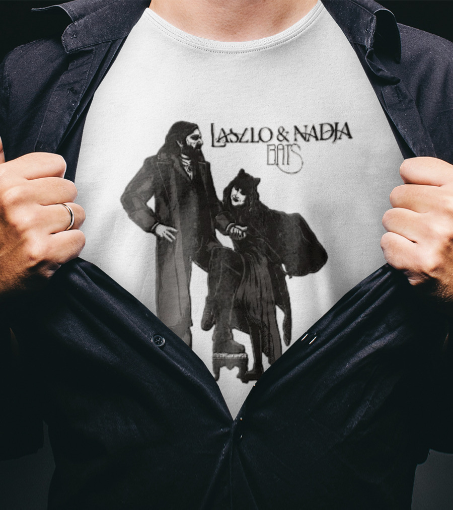 Laszlo And Nadja Bats Gothic Vampire Couple T-Shirt
